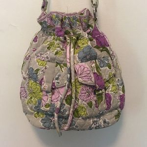Vera Bradley Crossbody Drawstring Cargo Tote Purse